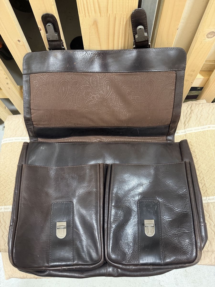 Maddison Borse: Cartable Maddison cuir brun ordinateur / business – Usato da Porrentruy venduto da Aussie25 5