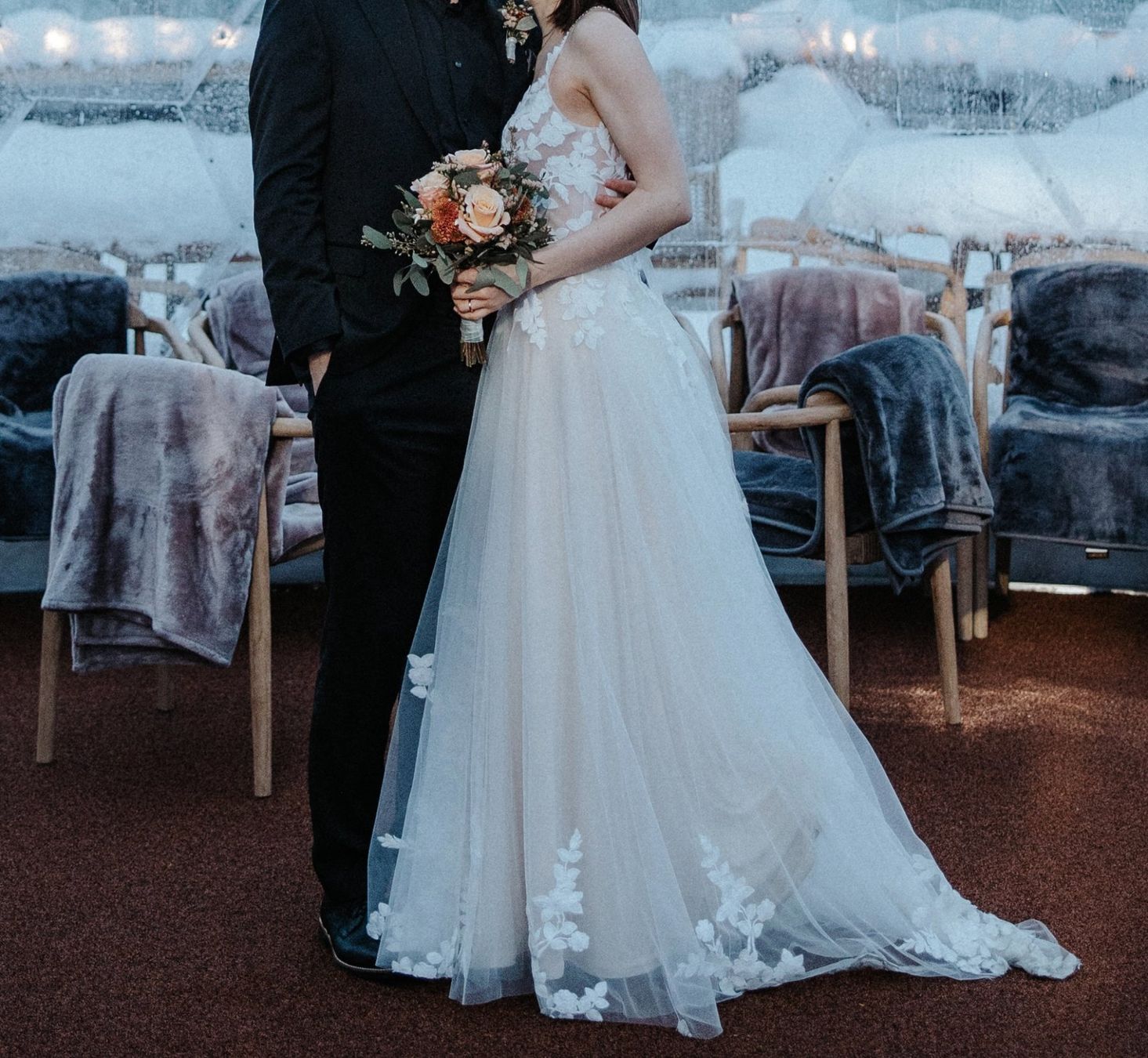 Vestiti: Secondhand Brautkleid Madilane "Jenica", Grösse 34 – Usato da Brunnen venduto da Herzig-Brautmode 3