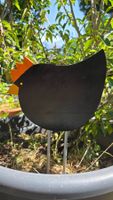 Huhn gr. Holztier Holz-Deko Deko Garten-Deko Blumentopf-Deko