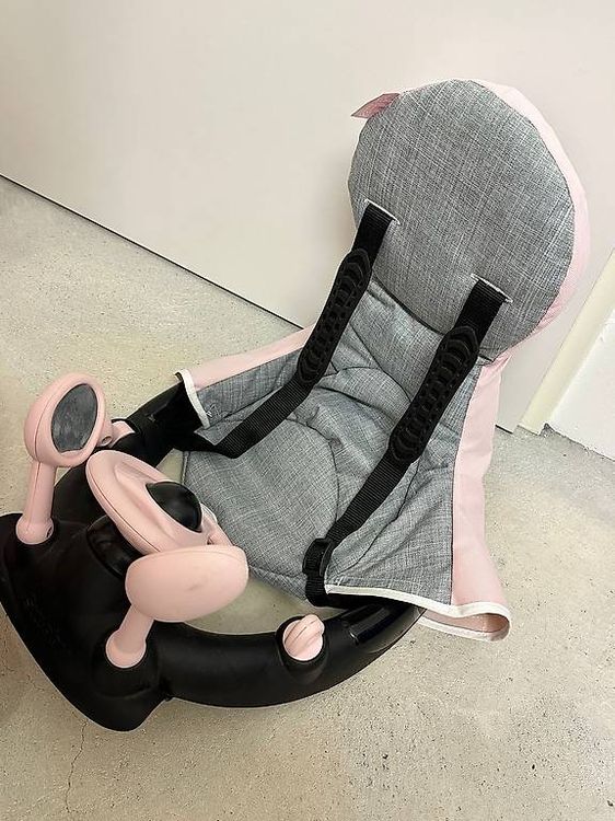 Kinder-Dreirad mit Schiebestange ? Rosa/Schwarz 4