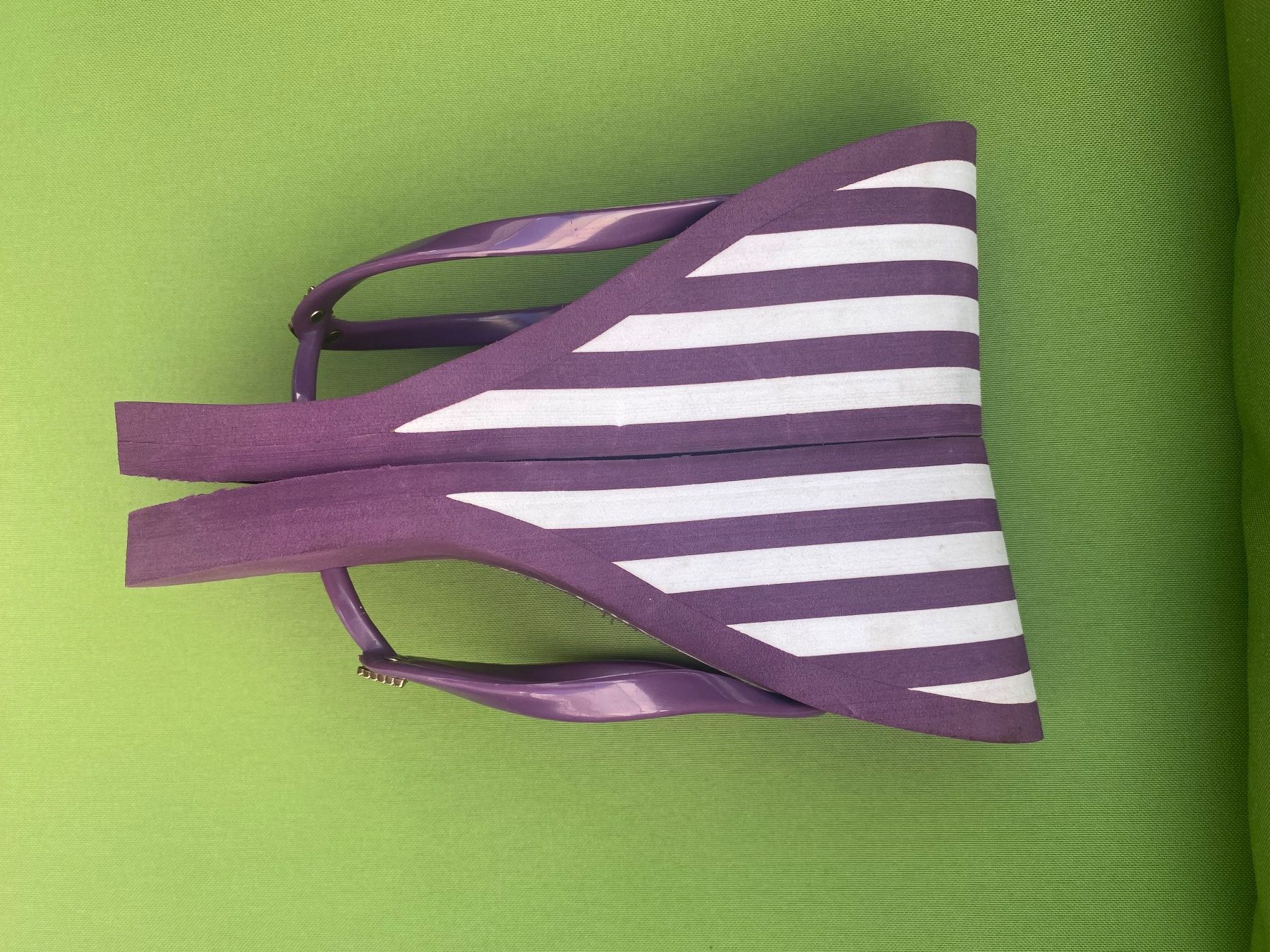 Armani Damenschuhe: SUMMERTIME - stylische ARMANI Flop-Flops, violette, 38 – Neu (gemäss Beschreibung) aus Winkel von ferrari2022 4