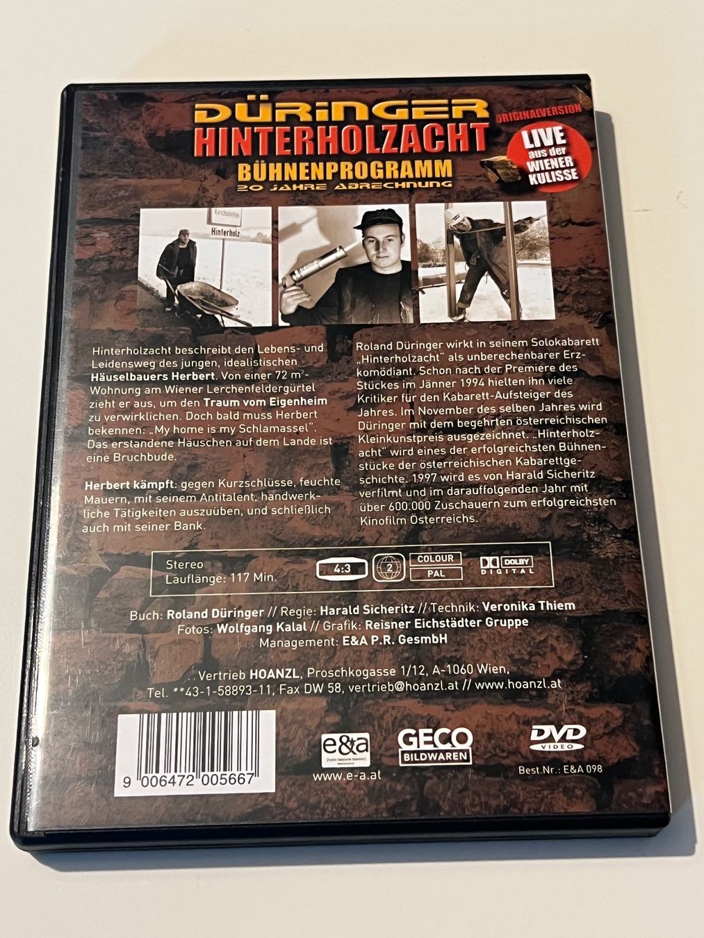 Tutti i DVDs: Düringer Hinterholzacht DVD – Usato da Altstätten SG venduto da sheamus 1