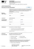 Abtretungserklärung für Autonummer Kennzeichen AG 335 261