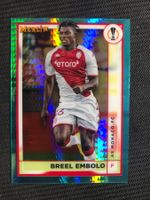 Topps Chrome Merlin Breel Embolo Aqua