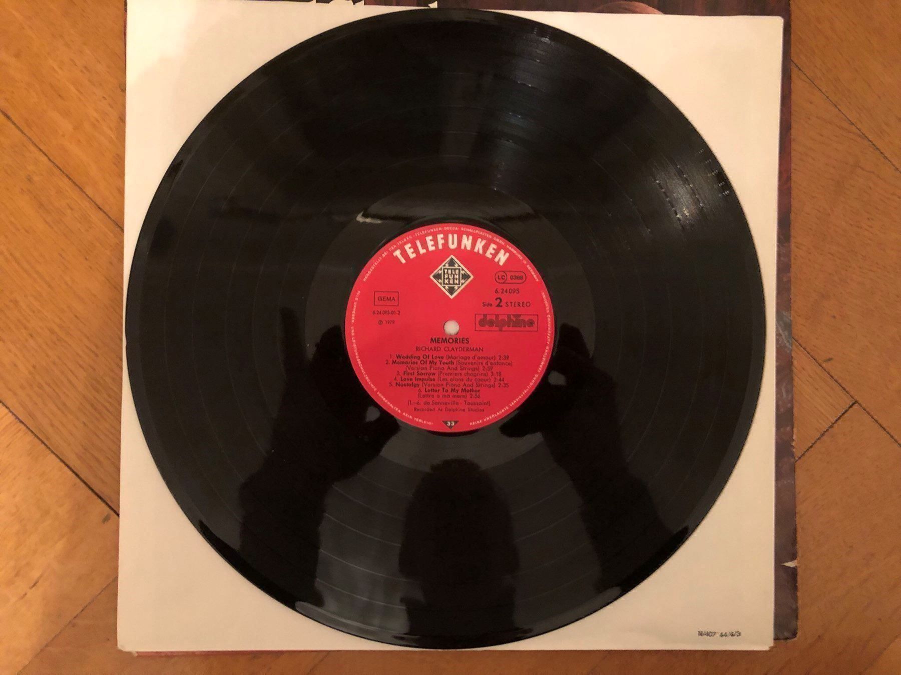 Dischi in vinile: LP Richard Claydermann. Memories – Usato da Basel venduto da Cambes 3