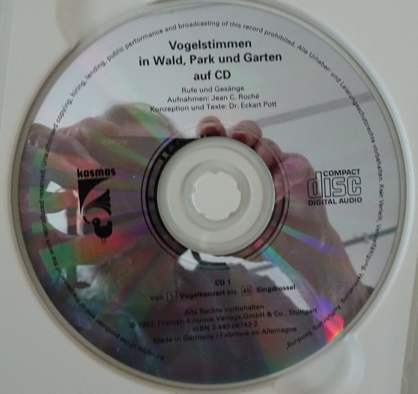 CDs: Vogelstimmen in Wald, Park und Garten. Rufe und Gesänge – Gebraucht aus Langenthal von calicut 2