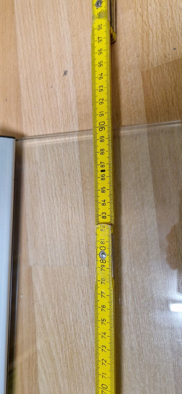 Regale: Wandtablar, Glasregalboden mit Halterung – Gebraucht aus Gasel von sale65 1