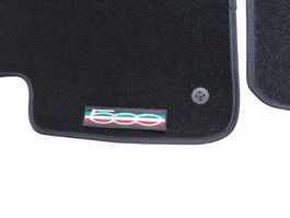 Velours Fussmatten für Fiat 500 und 500C 2007-2020