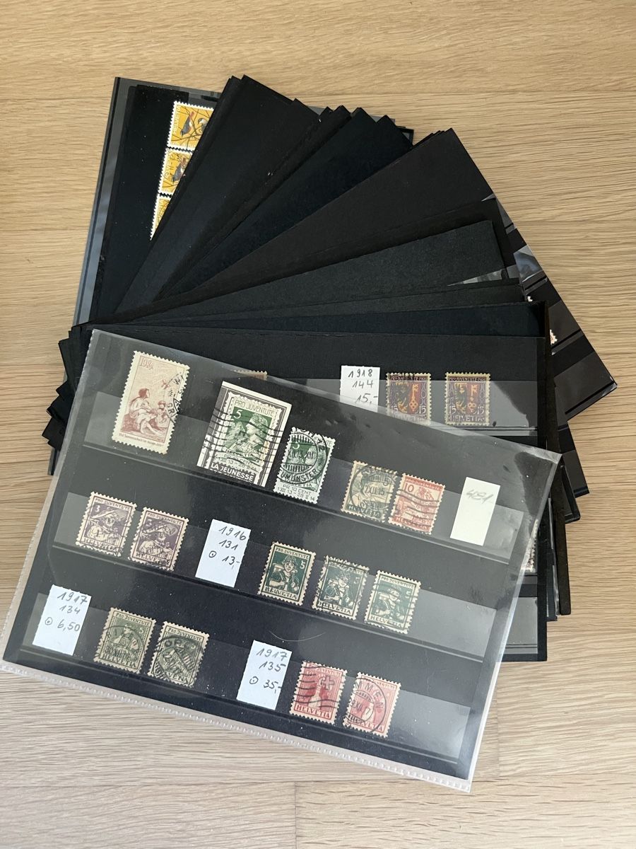 Alle Briefmarken: PJ Sammlung auf über 50Stk. Steckkarten – Gebraucht aus Braunau von Desil2511
