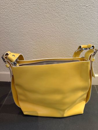 Nannini gelbe Handtasche aus Leder