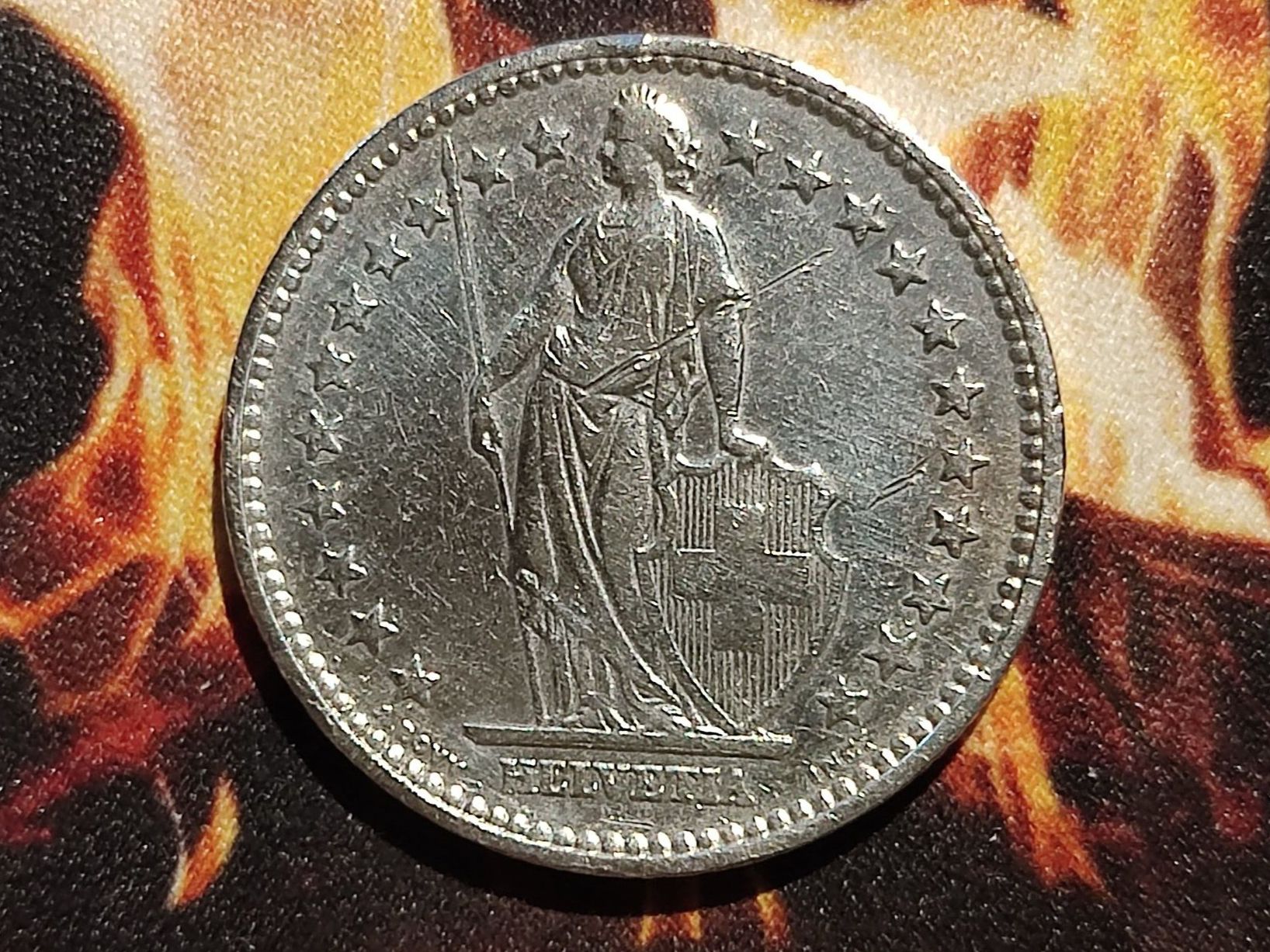 Tutti le monete: 2 Franken 1886, Silber – Usato da Rieden SG venduto da res1291 3