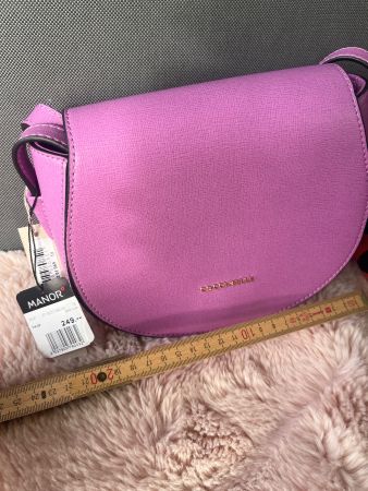 Tasche Coccinelle Bobby Leder lila violett neu mit Etikett
