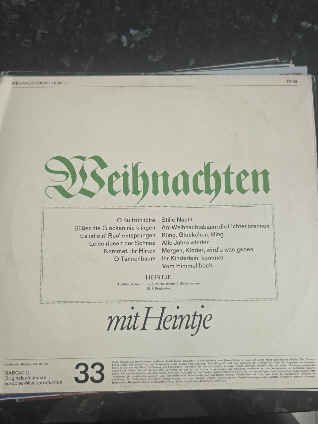 Dischi in vinile: Heintje  – Usato da Müntschemier venduto da Fee_00 1