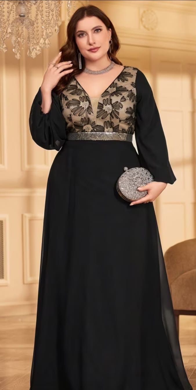 Vestiti: Schwarzes Abendkleid mit Pailletten – Nuovo (secondo la descrizione) da Wohlen AG venduto da esm_c8gh 6