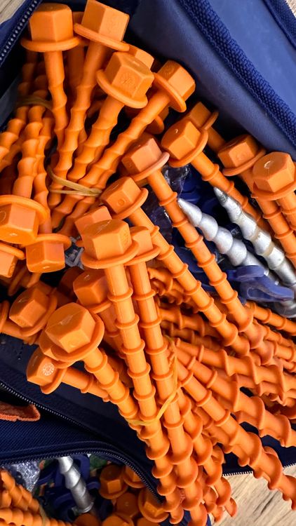 Schraubheringe 20cm - 20 Stück, Für Zelt & Pavillon Auf Hartem Boden