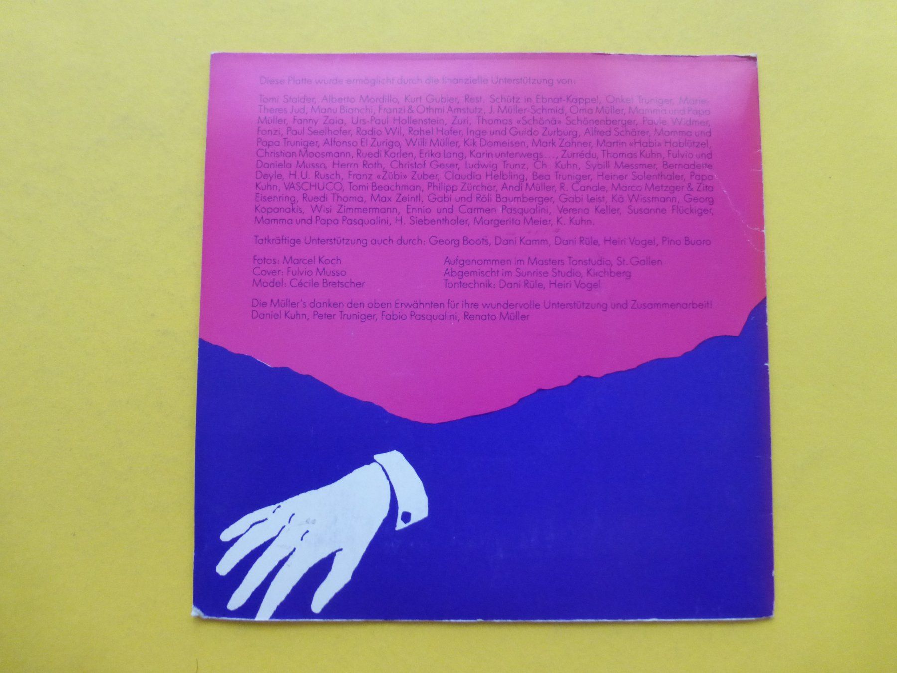 Dischi in vinile: Die Müller's – Ein Blick von Dir / Das Feuer – Usato da Zürich venduto da Swiss57 1