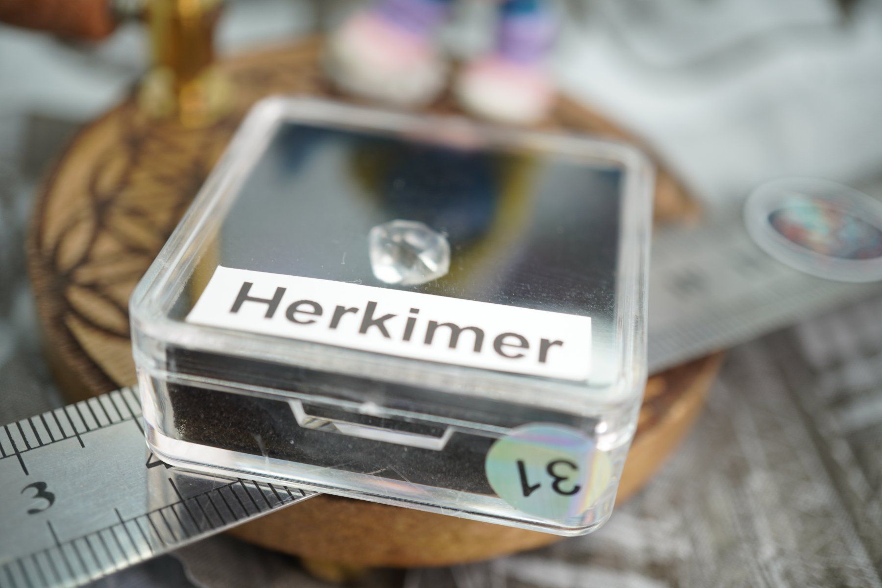 Minerali & Pietre curative: Herkimer  im   Böxli      ab 1.- Auktion – Nuovo e nell'imballaggio originale da Eschenbach SG venduto da topstone 5