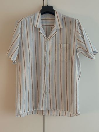 Chemise CARPASUS rayée à manches courtes (L)