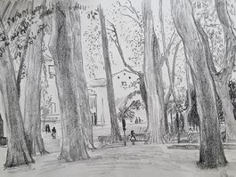 WALTER SAUTTER LITHOGRAPHIE SIGNIERT DATIERT