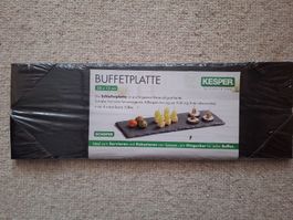 30 Neue Buffetplatte Schiefer Servierplatte 38x13 cm 🧀