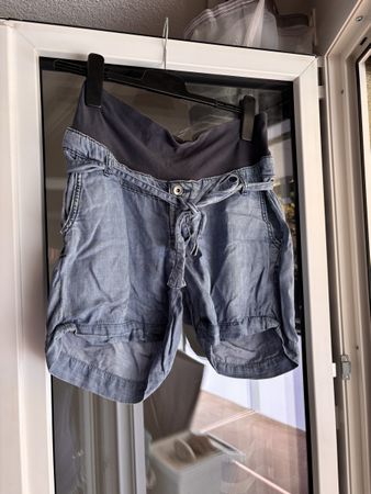 Umstandsshorts H&M Mama blau Grösse 40 gebrauchter Zustand