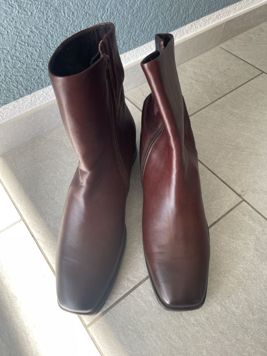 Gabor Scarpe da donna: Gabor Stiefel leder braun 43.5 – Usato da Täuffelen venduto da Nice800 1