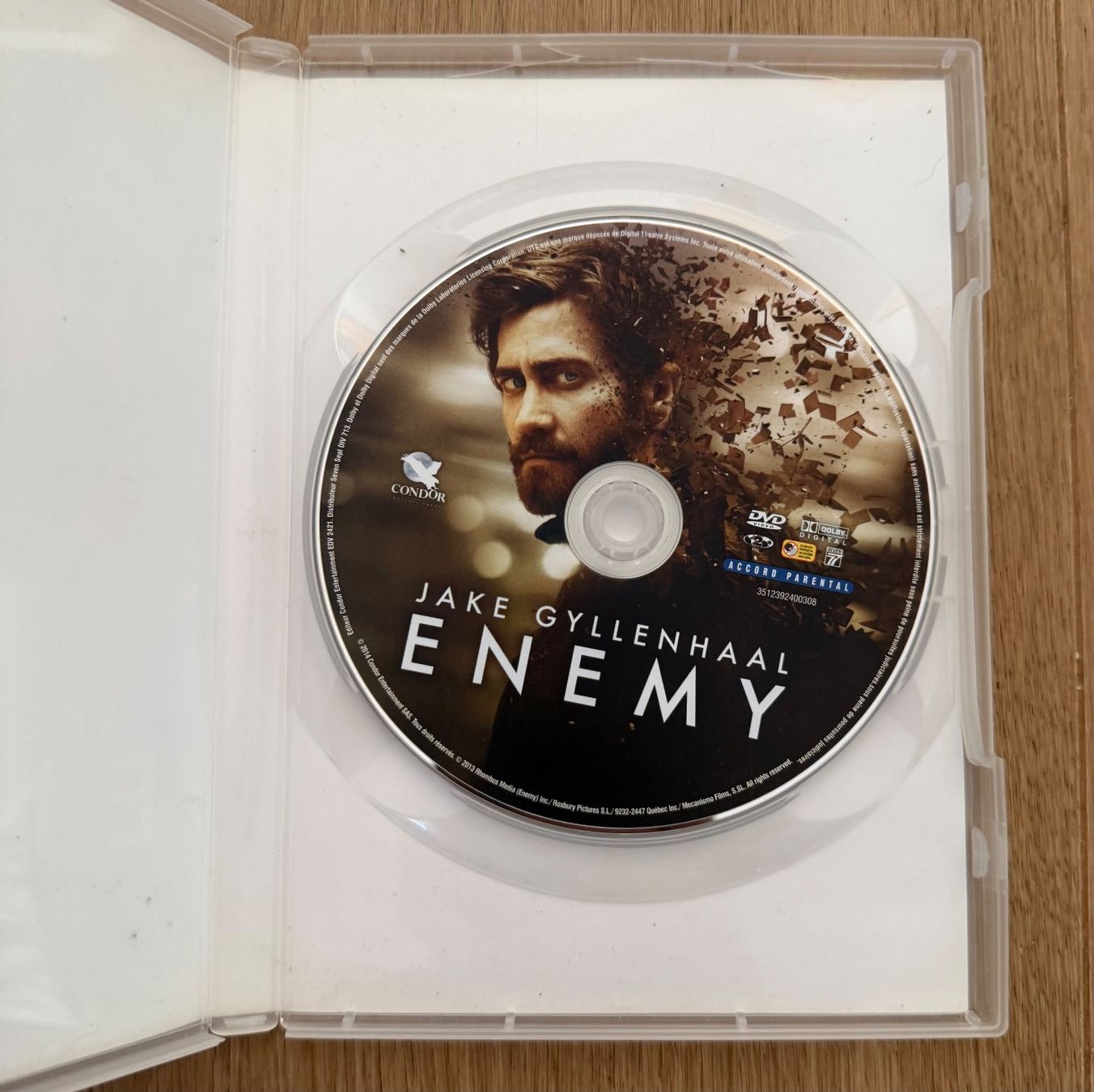 Alle DVDs: DVD Enemy de Denis Villeneuve – Gebraucht aus Denges von peumens 2
