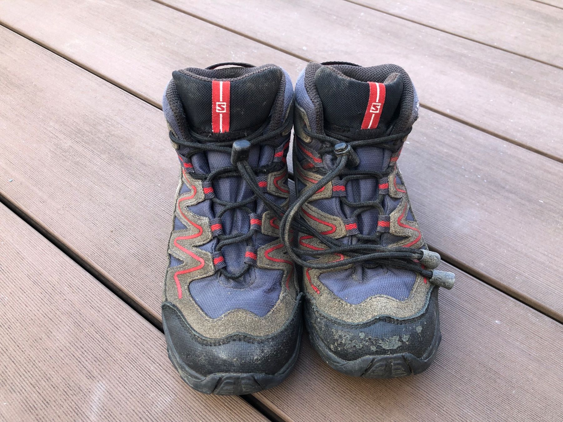 Salomon Scarpe per ragazzi: Salomon Trekkingschuh Gr. 34 – Usato da Trogen venduto da jtilady 1