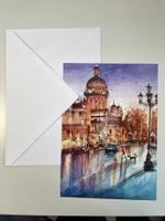 NEU: Aquarell Druck Malerei Poster Grösse A4 mit Umschlag