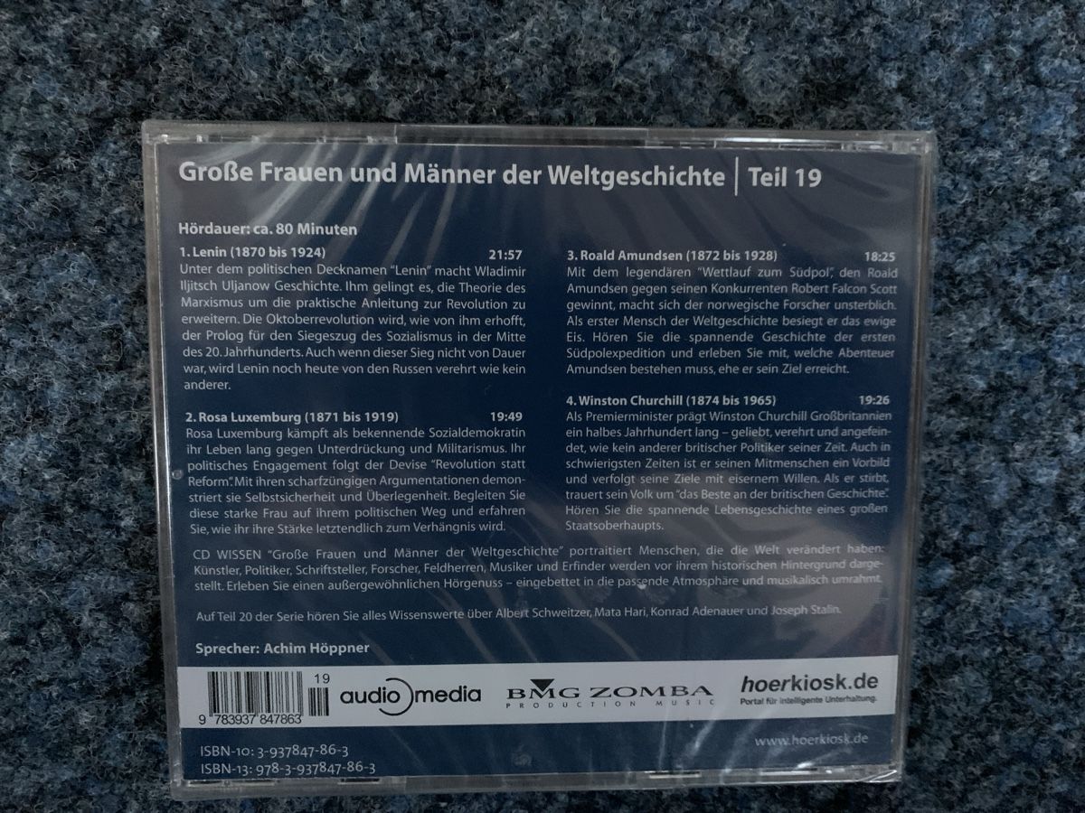 Audiolibri: 3 Hörbücher "Weltgeschichte" CD Wissen – Nuovo (secondo la descrizione) da Au ZH venduto da Delphin18 3