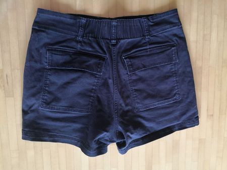 Shorts aus Baumwolle in Navy Blau von H&M, Gr. 42