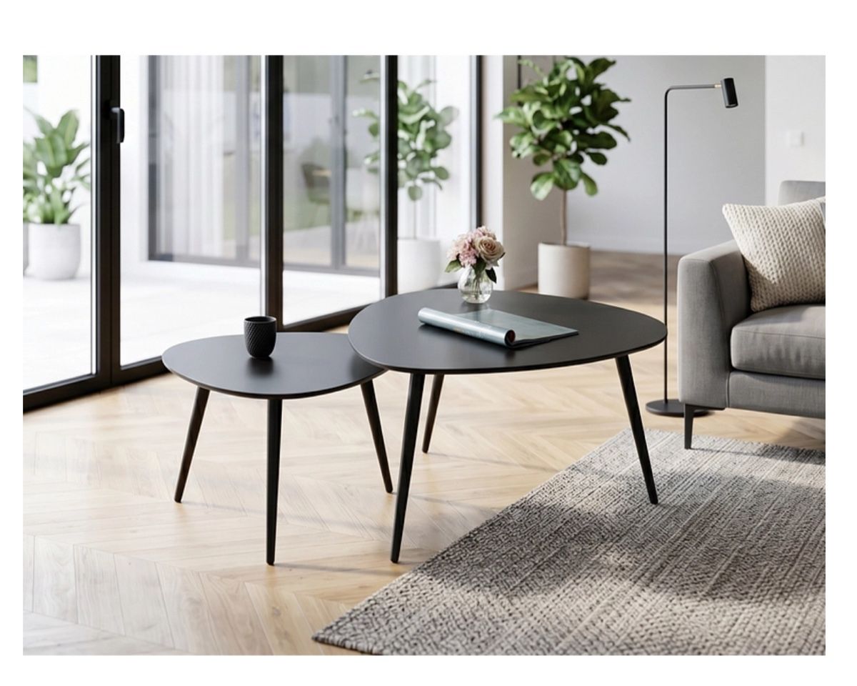 Conforama Set di tavolo e panche: Modernes Couchtisch-Set aus Keramik – Usato da Grosswangen venduto da her_59rt 2