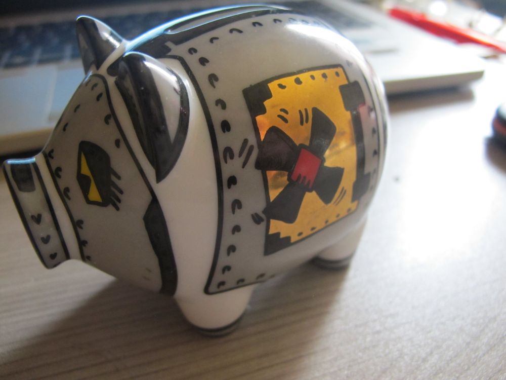 Sparschwein Keramik Ritzenhoff Design Hermann Reichold 70er (Neu (gemäss Beschreibung)) in Altnau für CHF 49 – mit Lieferung auf Ricardo kaufen