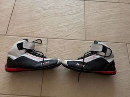 DXR Motorradschuhe Gr. 43 | Schwarz/Weiss