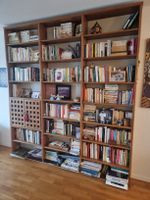 Bibliothek aus luxuriösem Einfamilienhaus - massivholz