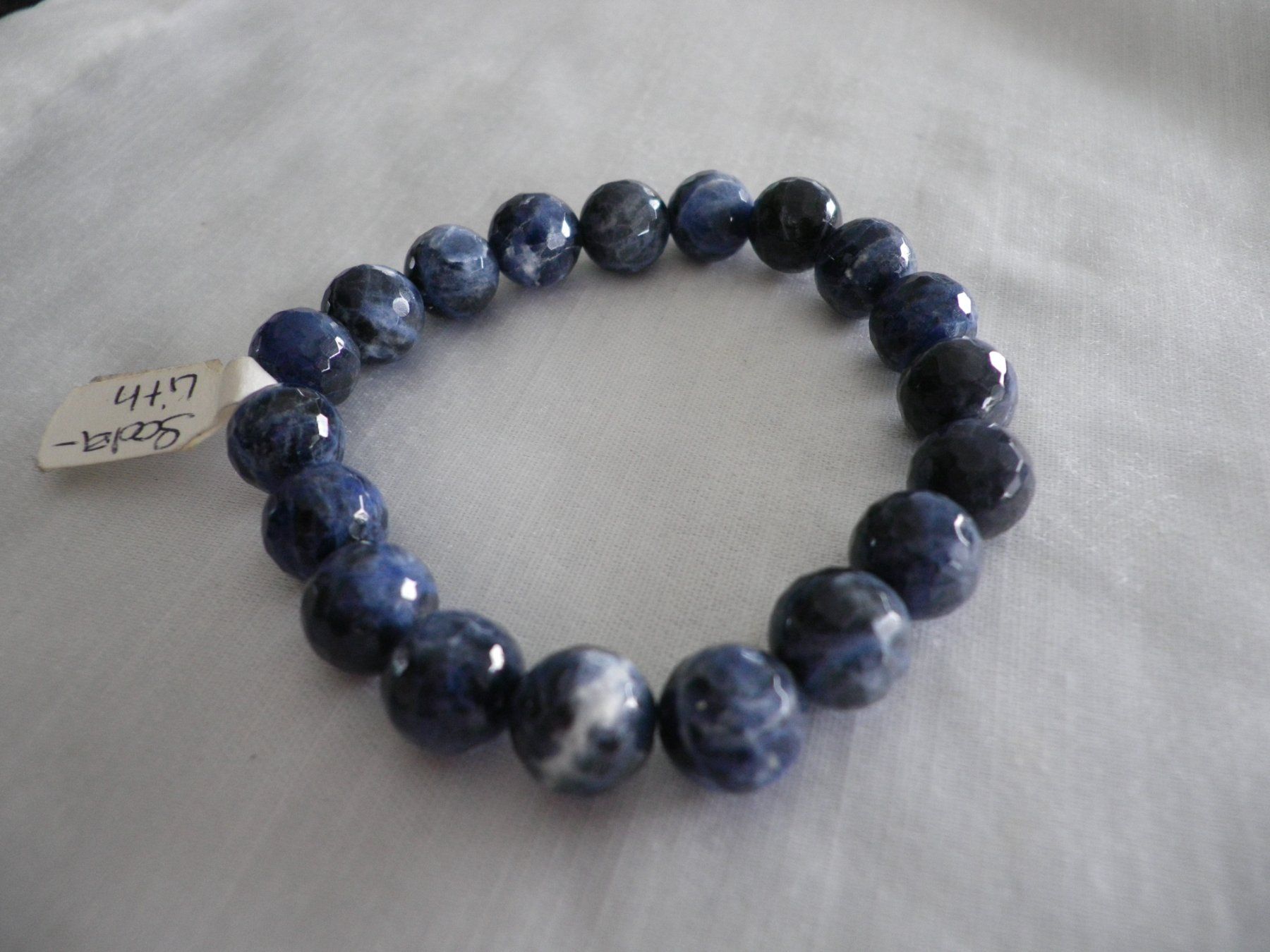 Bracciali & Braccialetti: Echtstein-Armband Sodalith – Usato da Reinach BL venduto da Annodomini