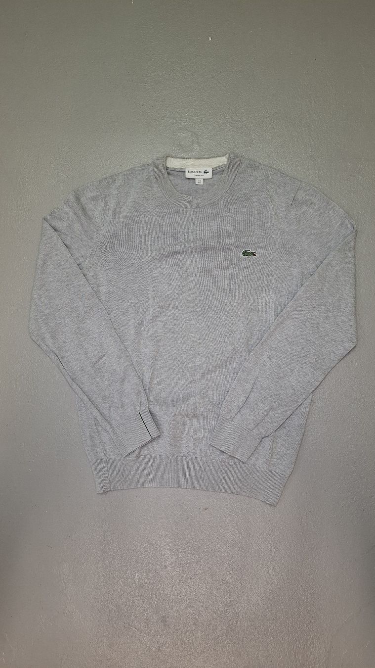 Lacoste Maglioni & Felpe: Pull Lacoste gris, taille S, parfait pour l'automne ! – Usato da Le Landeron venduto da rue_k9kg