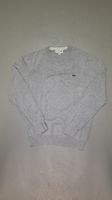 Pull Lacoste gris, taille S, parfait pour l'automne !