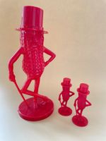 Werbefigur 60er MR. PEANUT Sparkasse Bank + Salz & Pfeffer