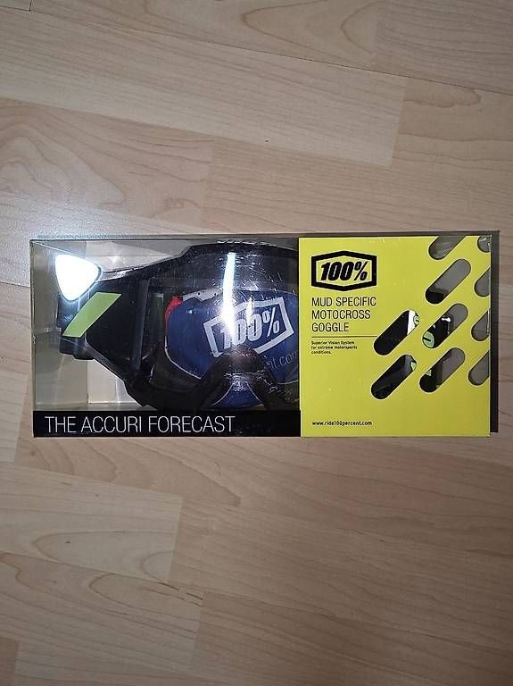 Occhiali & Lenti: 100% ACCURI FORECAST Goggle Tornado, klar, Rolloff – Usato da Thun venduto da micha971 1