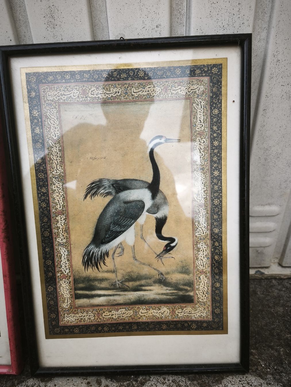 Arts picturaux & lithographies: Lithographie "Deux Grues"- Oiseaux - Vintage – D'occasion à Courroux par Lust92