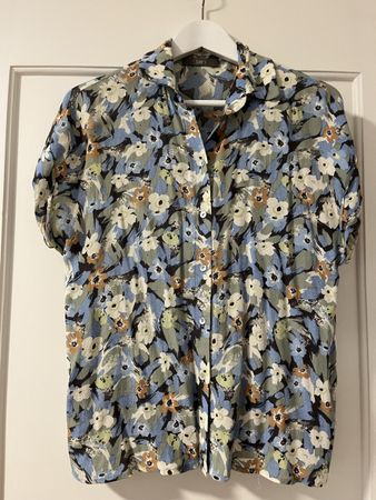 Jake's Bluse Blumenmuster Flower Hemdbluse 
