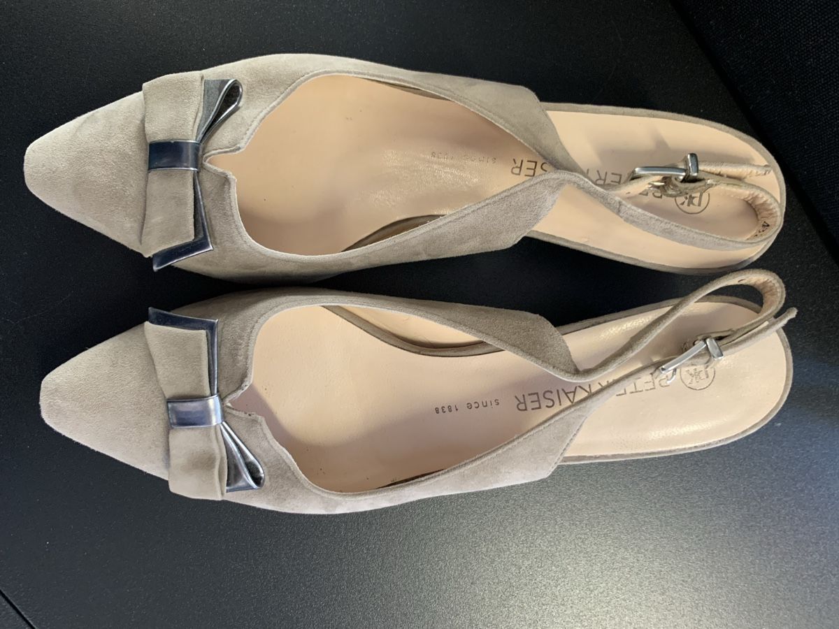 Kaiser Scarpe da donna: Peter Kaiser Wildleder slingback gr6=39 – Nuovo (secondo la descrizione) da Unterseen venduto da jpowers1971 1
