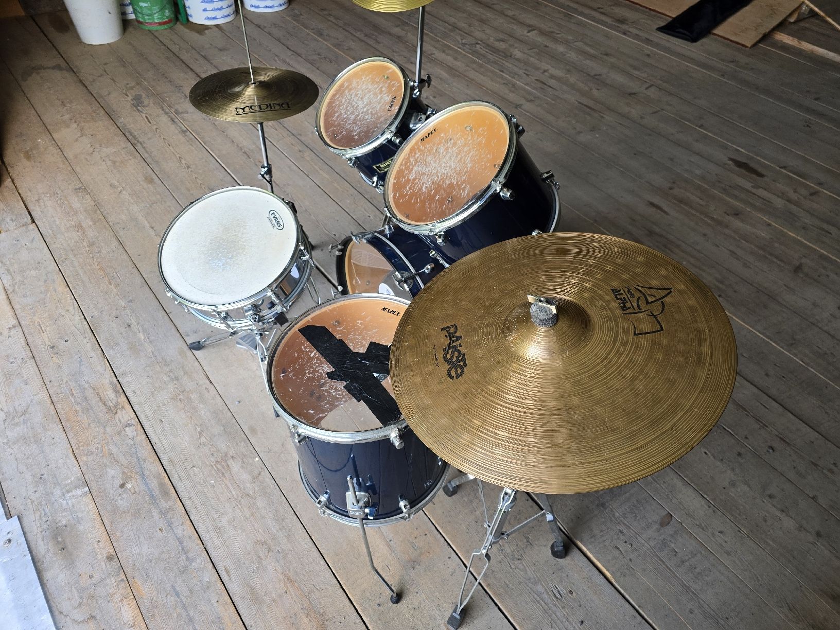 Strumenti musicali: Mapex Schlagzeug Set mit Becken – Usato da Hellbühl venduto da lev_rj2t 2