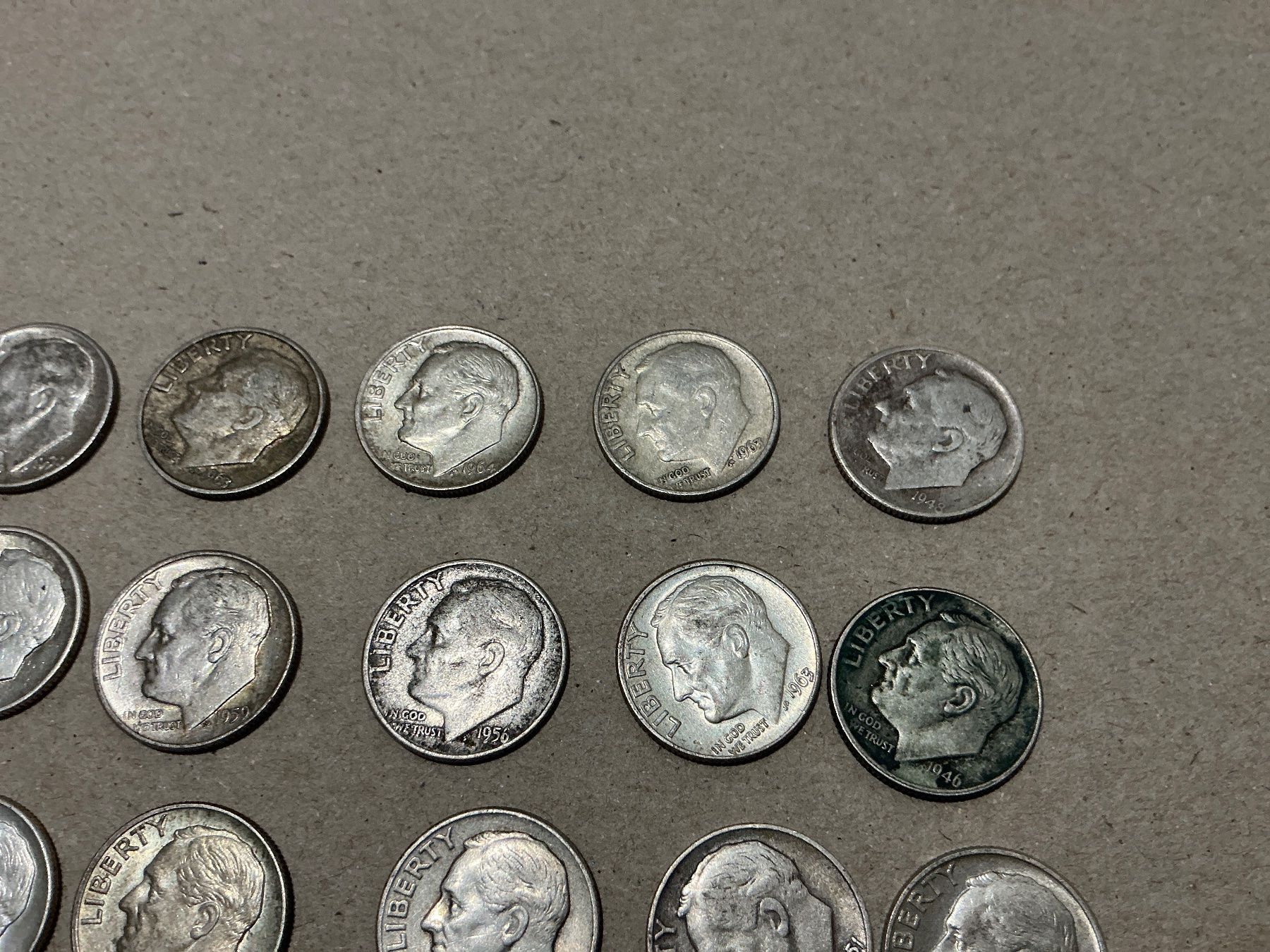Tutti le monete: 46 x Dimes USA Silber – Usato da Oberurnen venduto da Numi2000 3