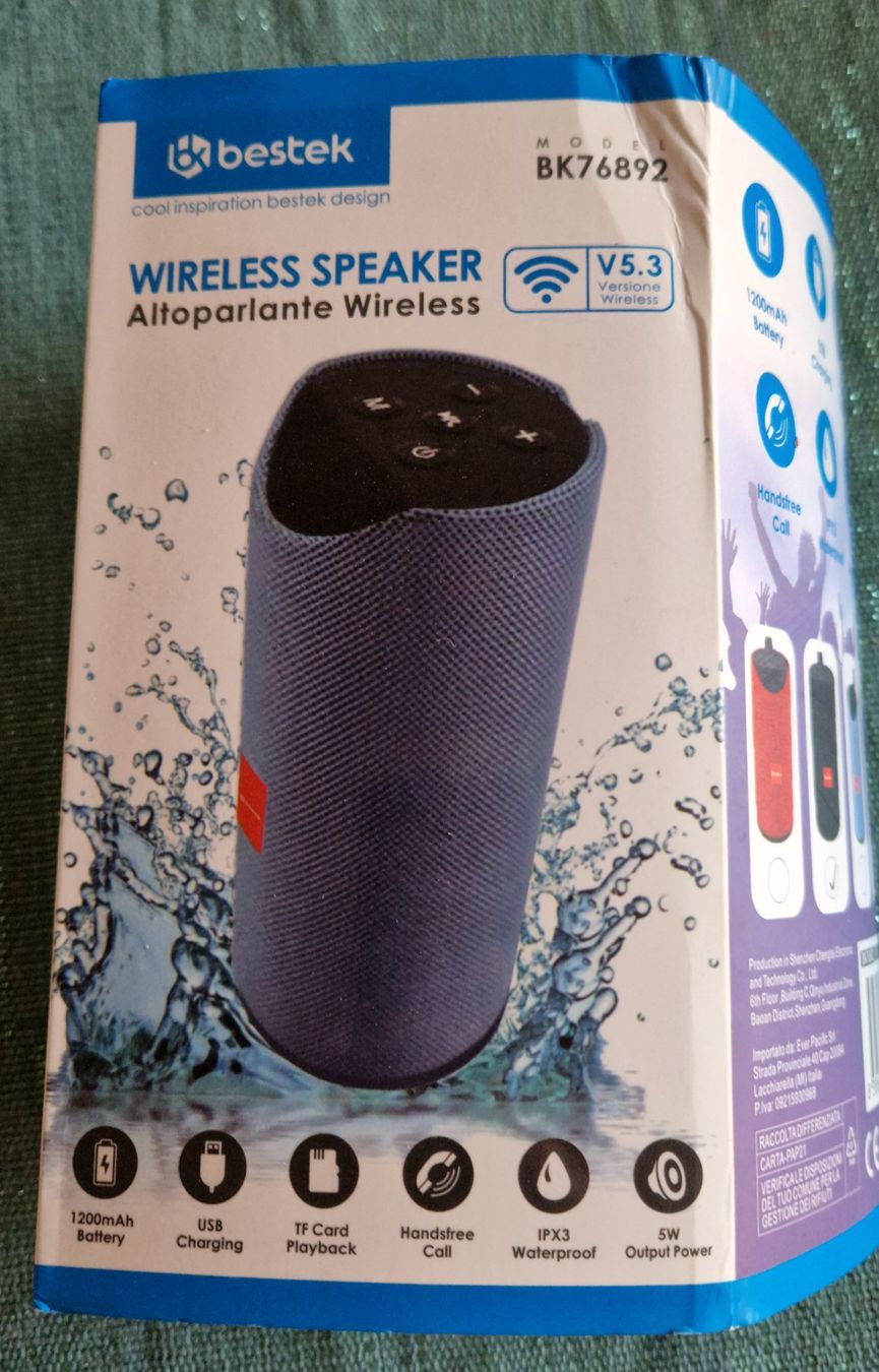 Casse acustiche: Wireless Speaker BK76892 V5.3 IPX3 – Nuovo (secondo la descrizione) da Zürich venduto da Sissi-Minouche