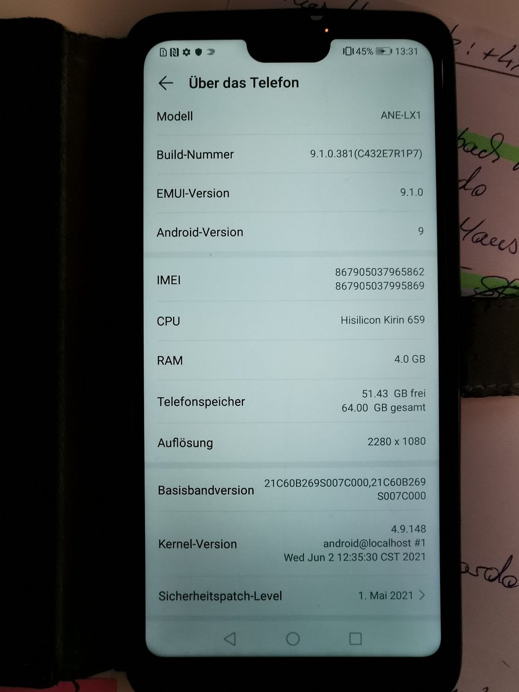 Huawei Handys / Smartphones: Huawei P20 lite – Gebraucht aus Filzbach von Sabenasi 4