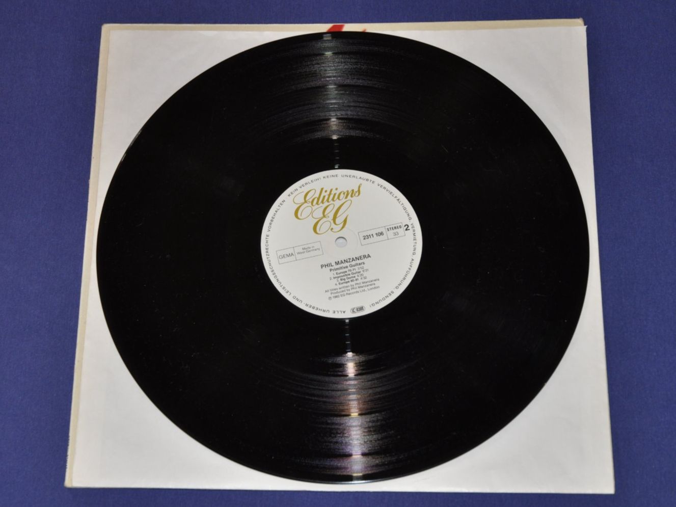 Schallplatten: LP Phil Manzanera - Primitive Guitars – Gebraucht aus Boll von Theodora15 3