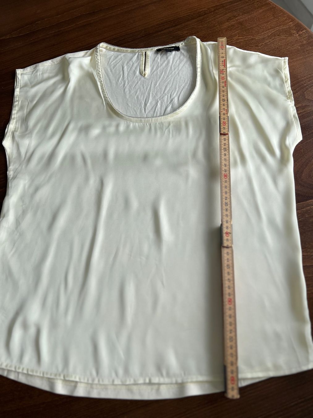 More & More Camicette: More & more -Schicke Bluse Vanille, Gr.40/ 38 – Usato da Ebmatingen venduto da Mistelu 2
