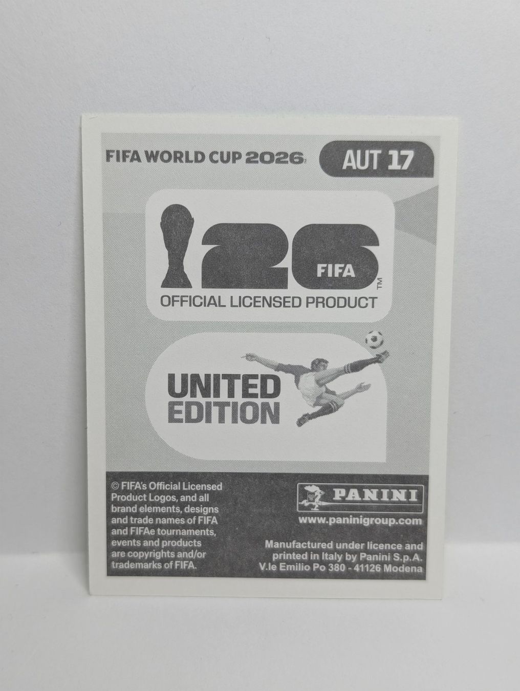 Panini Sammelbilder & Trading cards: Panini WM 2026 - AUT 17 - Patrick WIMMER AUSTRIA – Neu (gemäss Beschreibung) aus Founex von amel89 1